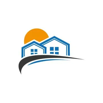 Property and Construction Logo design Stock Illustration