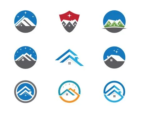 Property and Construction Logo Stock Illustration