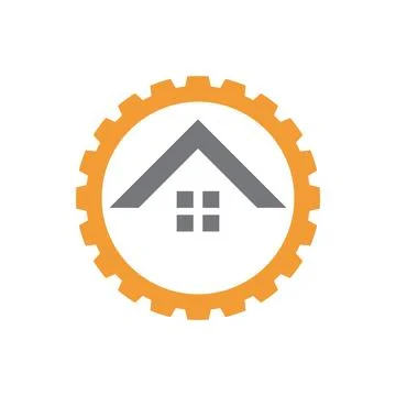 Property and construction logo 스톡 일러스트