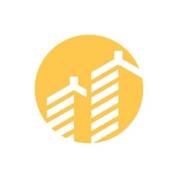Property and construction logo Stock Illustration