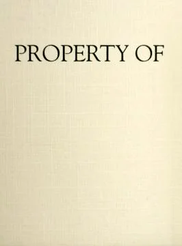 Property Of on a blank page Stock Photos