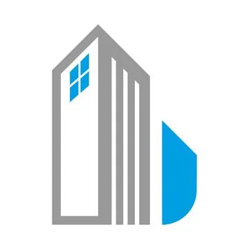 Property Development Icon Design Stock Illustration