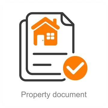 Property document Stock Illustration