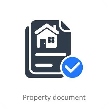 Property Document Stock Illustration