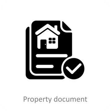 Property Document Stock Illustration