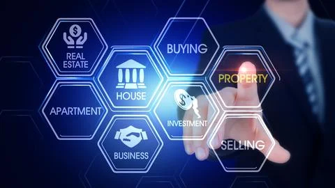 PROPERTY Illustrazione stock