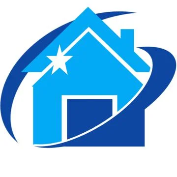 Property logo design Иллюстрация