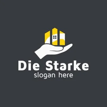 Property management vector logo design Stock Illustration