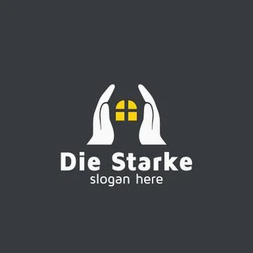 Property management vector logo design Stock Illustration