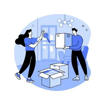 Property owner isolated cartoon vector illustrations. Stock Illustration
