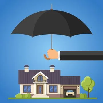 Property Protection Concept Stock Illustration