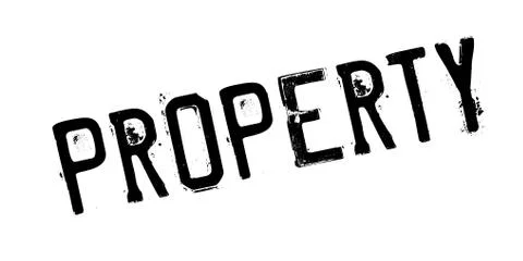 Property rubber stamp Stock Illustration