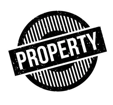 Property rubber stamp Stock Illustration