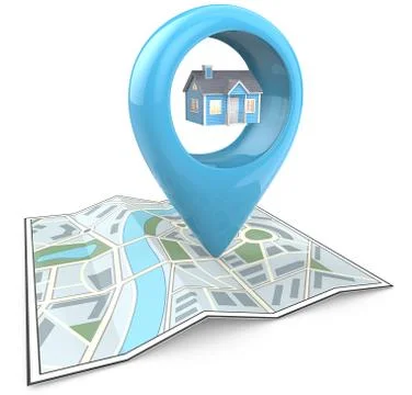Property Search. Stock Illustration