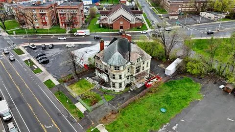 Property - Syracuse, NY 库存照片
