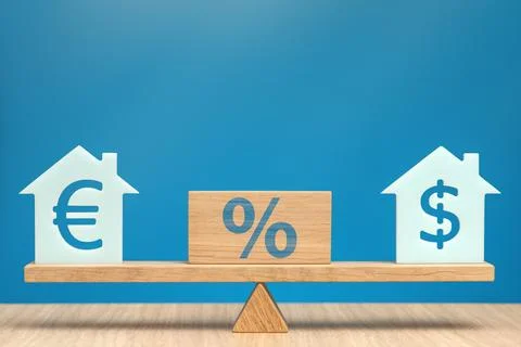 Property tax. Decrease or increase in taxes, changes in the interest rate for 스톡 사진