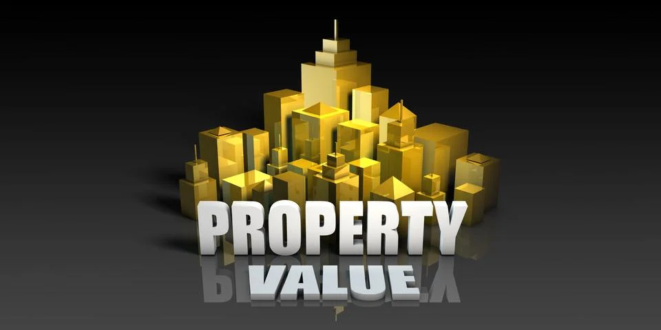 Property Value Stock Illustration