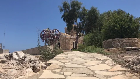 Prophet Elias Chapel Low Angle Distance Shot Stock Footage 92995148