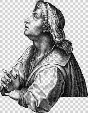 The Prophet Ezekiel Ilustração Stock