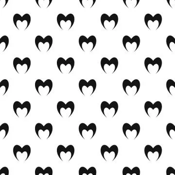 Prophetic heart pattern seamless Illustrazione stock