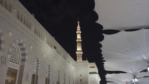 Prophet's Mosque Stock Footage 312764499