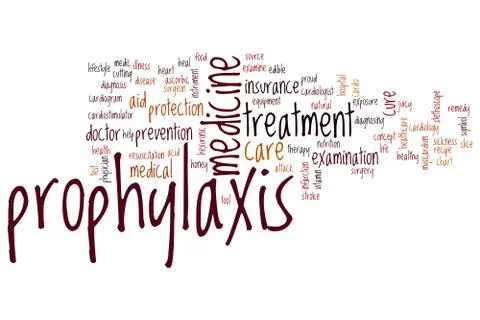 Prophylaxis word cloud Stock Illustration