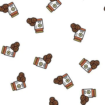 Propolis container beekeeping vector seamless pattern Illustrazione stock
