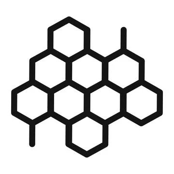 Propolis icon mark in filled style Illustrazione stock