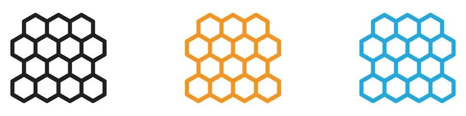 Propolis icon vector logo set collection for web app ui Illustrazione stock