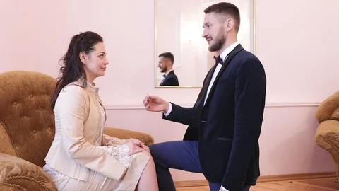 Proposal to get married Stock Footage 123296931