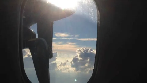 PropPlaneHyperlapse1 Stock Footage 122849902