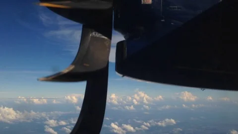 PropPlaneHyperlapse2 Stock Footage 122849944