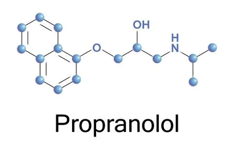 Propranolol Stock Illustration
