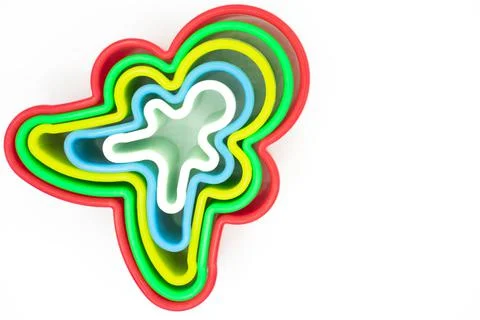 Props for babies on a white background Stock Photos