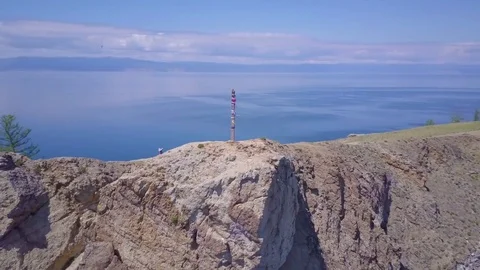ProRes. Idol from aerial view. Stock Footage 83257307