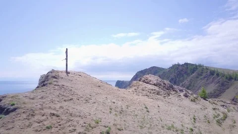 ProRes. Idol from aerial view. Stock Footage 83257460