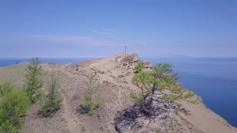 ProRes. Idol from aerial view. Stock Footage 83257486