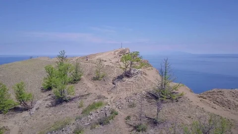 ProRes. Idol from aerial view. Stock Footage 83257603