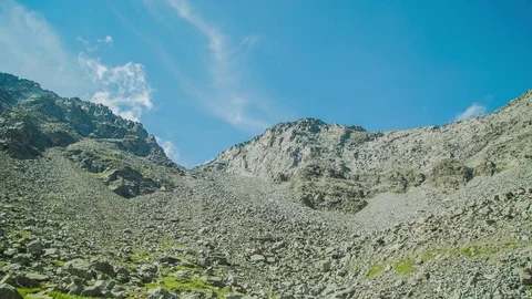 ProRes. Time lapse. Clouds over the mountains. Landscape. Siberia. Video stock 82205131
