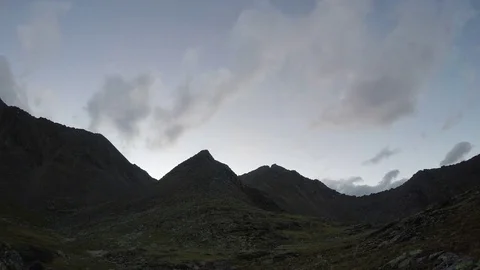 ProRes. Time lapse. Clouds over the mountains. Landscape. Siberia. Stock Footage 82383870