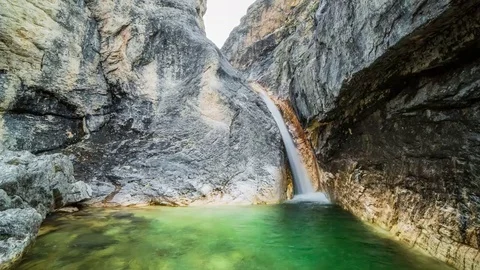 ProRes. Time lapse. Clouds over the mountains. Landscape. Siberia. Stock Footage 82808563