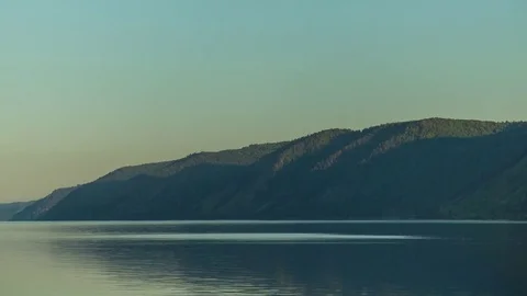 ProRes. Time lapse Sun Rays Clouds View Sunrise. Landscape. Siberia. Video stock 81836891