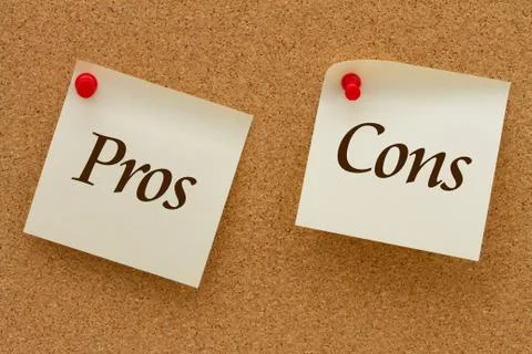 Pros and cons Stock Illustration