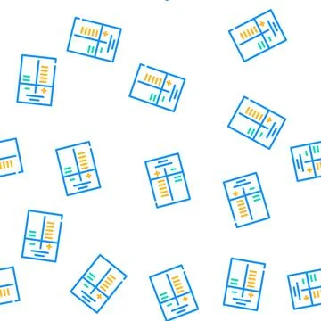 Pros and cons vector seamless pattern 库存插图