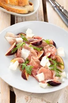 Prosciuto salad. Stock Photos