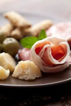 Prosciutto de parma Stock-Fotos