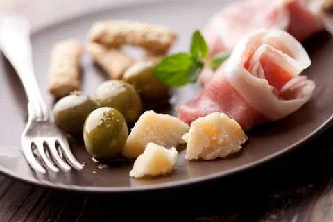 Prosciutto de parma Stock Photos