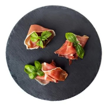 Prosciutto ham Stock Photos