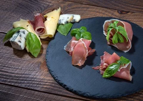 Prosciutto ham Stock Photos