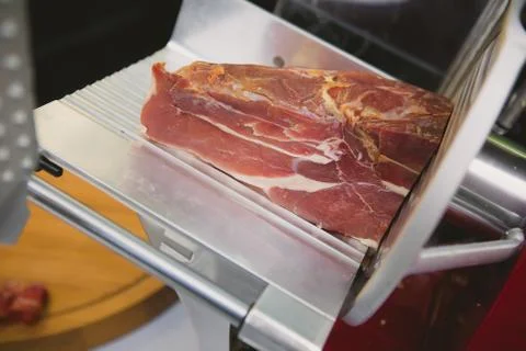 Prosciutto in restaurant Stock-Fotos